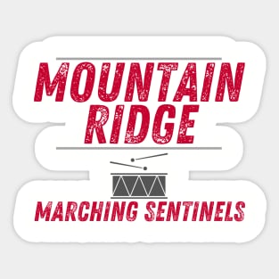 Mountain Ridge Marching Sentinels Mask Band Sticker